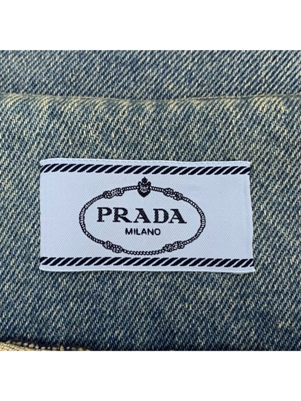 Prada Blue Washed Denim Slip Dress - Picture 6 of 9